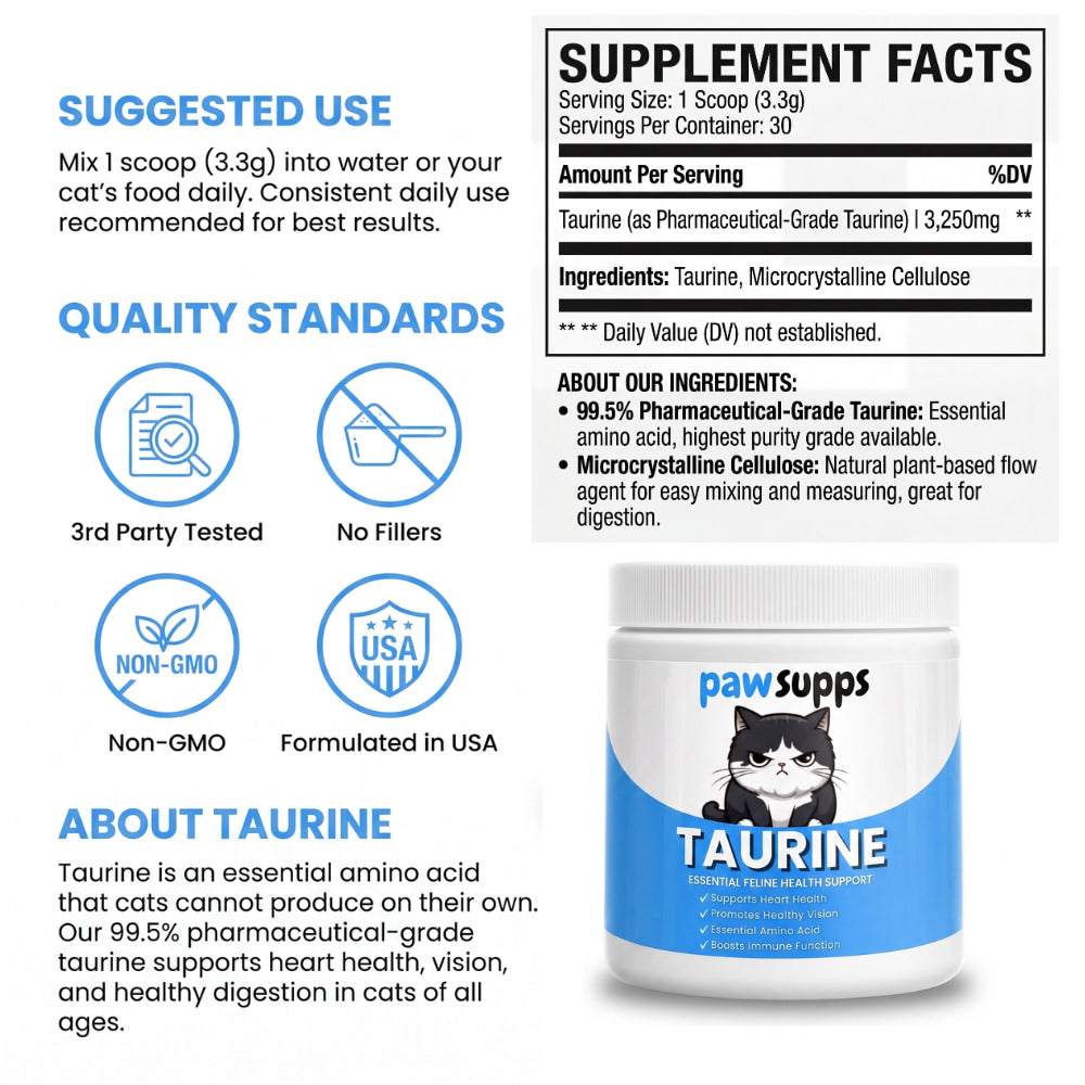 PawSupps™ Taurine Supplement